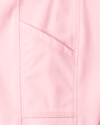 Short cycliste taille haute à séchage rapide pour fille