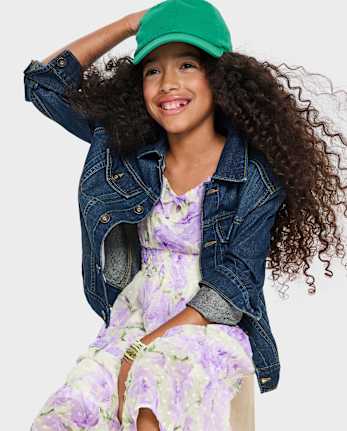Girls Mommy And Me Floral Chiffon Tiered Dress