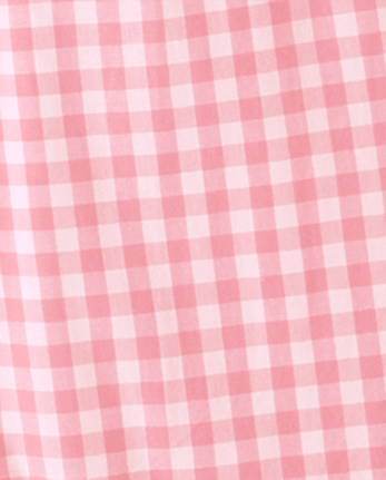 Womens Mommy And Me Gingham Poplin Smocked Tiered Dress