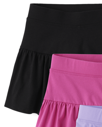 Girls Tiered Skort 5-Pack
