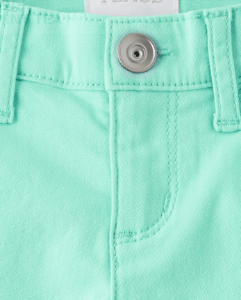 Short en sergé à revers pour filles