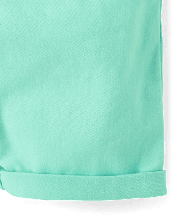 Short en sergé à revers pour filles
