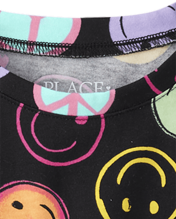 Girls Print Flutter Top