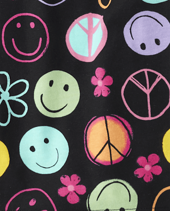 Girls Print Flutter Top