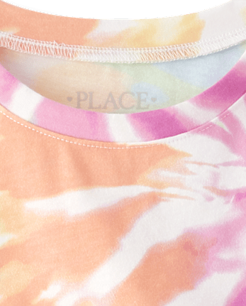 Haut imprimé à volants pour filles