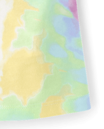 Haut imprimé à volants pour filles