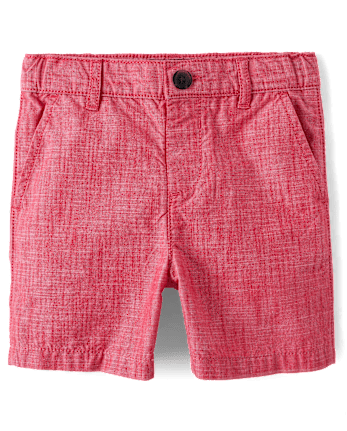 Baby And Toddler Boys Textured Chino Shorts