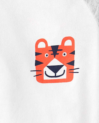 Baby And Toddler Boys Animal Top 4-Pack