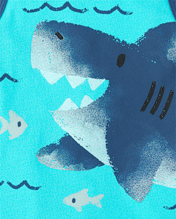 Lot de 3 débardeurs requin pour bébés et tout-petits garçons