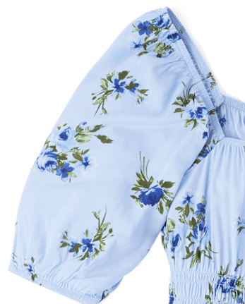 Womens Mommy And Me Floral Midi Tiered Dress