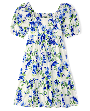 Womens Mommy And Me Floral Ruffle Dress