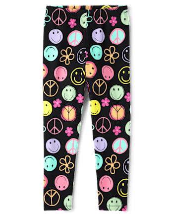 Girls Print Leggings