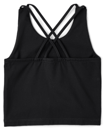 Girls Quick Dry Cross Back Tank Top