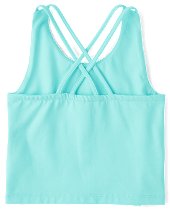 Girls Quick Dry Cross Back Tank Top