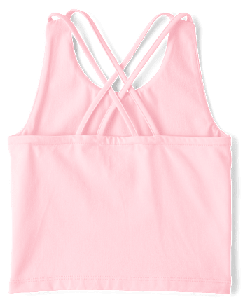 Girls Quick Dry Cross Back Tank Top