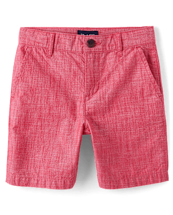 Short chino texturé pour garçon