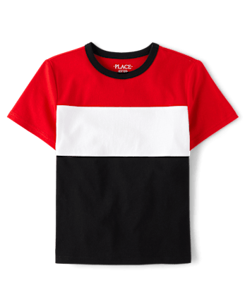 Haut colorblock pour garçon