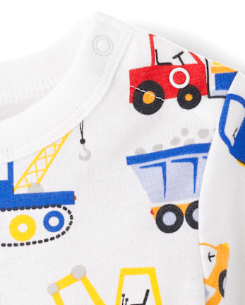 Baby Boys Construction Romper 2-Pack