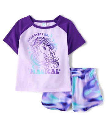 Girls Unicorn Pajamas