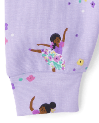 Baby And Toddler Girls Ballerina Snug Fit Cotton Pajamas