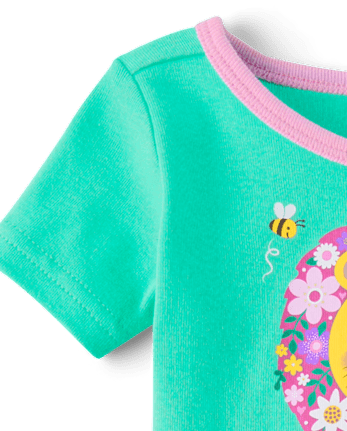 Pyjamas en coton ajustés Be Kind pour bébés et petites filles