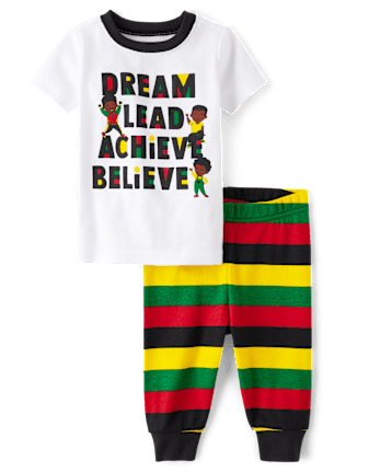 Baby And Toddler Boys Matching Family Black History Snug Fit Cotton Pajamas