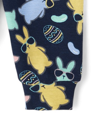 Baby And Toddler Boys Matching Family Egg Hunting Squad Snug Fit Cotton Pajamas