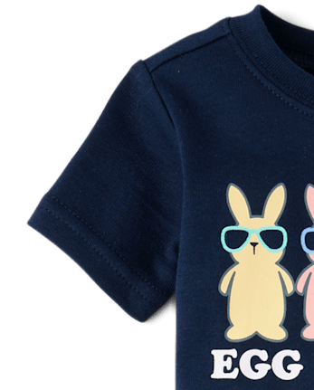Baby And Toddler Boys Matching Family Egg Hunting Squad Snug Fit Cotton Pajamas