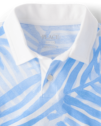 Boys Print Polo