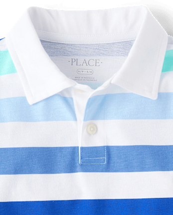Boys Print Polo