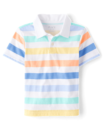 Boys Print Polo