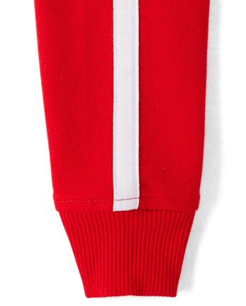 Boys Side Stripe French Terry Zip Up Hoodie