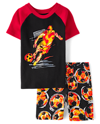 Boys Soccer Snug Fit Cotton Pajamas