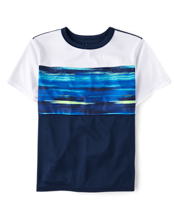Boys Performance Colorblock Top