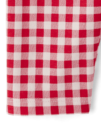 Baby Girls Gingham Ruffle Leggings 2-Pack