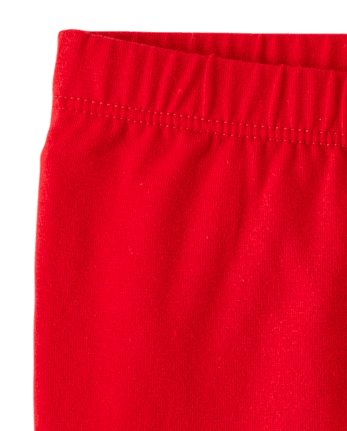 Baby Girls Gingham Ruffle Leggings 2-Pack