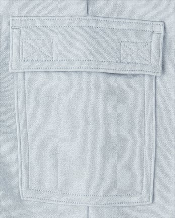 Boys French Terry Cargo Jogger Pants