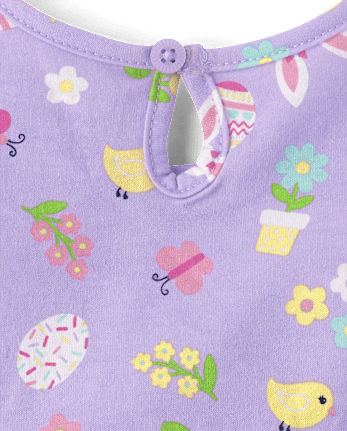 Baby Girls Easter Bodysuit Dress