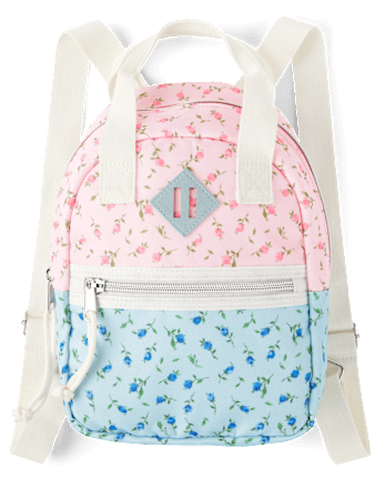 Girls Floral Mini Backpack