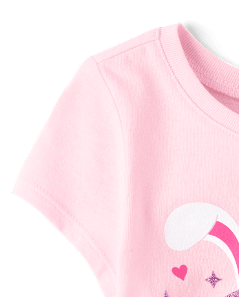 Baby And Toddler Girls Easter So Eggstra Graphic Tee