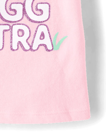 Baby And Toddler Girls Easter So Eggstra Graphic Tee