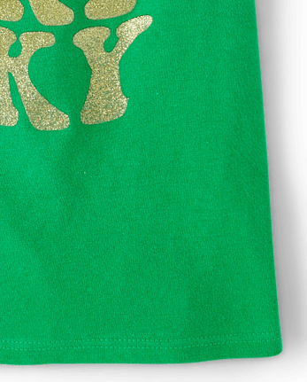 T-shirt graphique porte-bonheur pour filles pour la Saint-Patrick