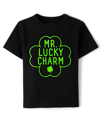 Baby And Toddler Boys St. Patrick's Day Mr. Lucky Charm Graphic Tee