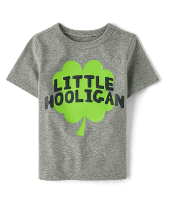 Baby And Toddler Boys St. Patrick's Day Little Hooligan Graphic Tee