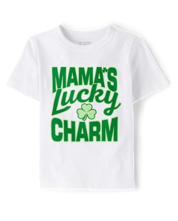 Baby And Toddler Boys St. Patrick's Day Mama's Lucky Charm Graphic Tee