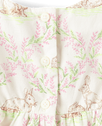 Robes à volants en forme de lapin pour bébés filles