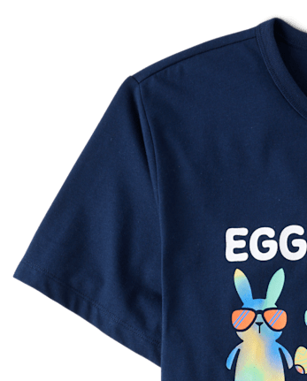 Mens Matching Family Easter Egg Hunting Squad Graphic Tee
