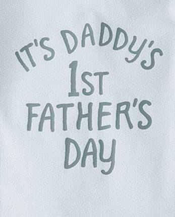 Baby Daddy's First Father's Day Graphic Bodysuit