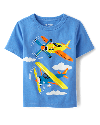 Baby And Toddler Boys Airplane Graphic Tee