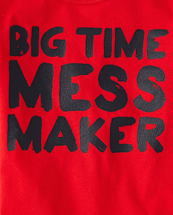 Baby And Toddler Boys Mess Maker Graphic Tee